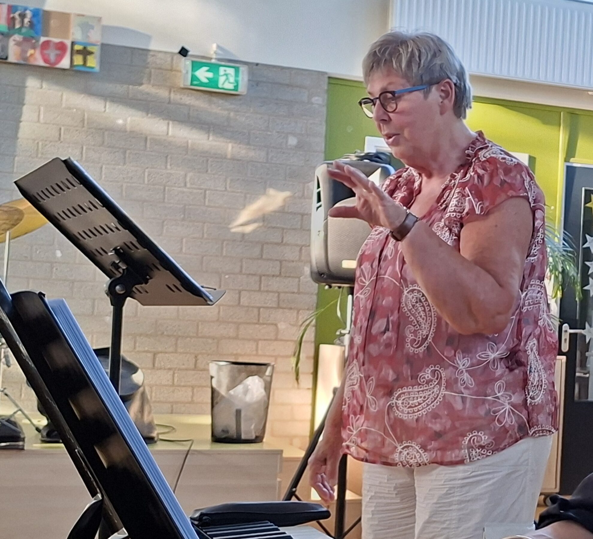 Onze dirigent Marja Stoter